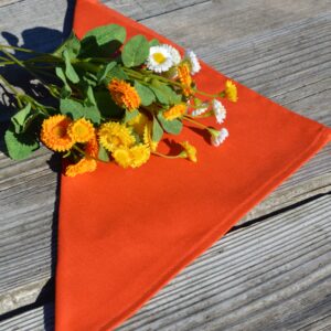 Textil szalvéta – narancssárga színű 35×35 cm