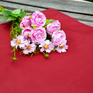 Bordó asztalközép – pamut terítő 70×70 cm
