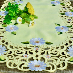 Margarétás asztali futó – sárga margarétás 90×40 cm